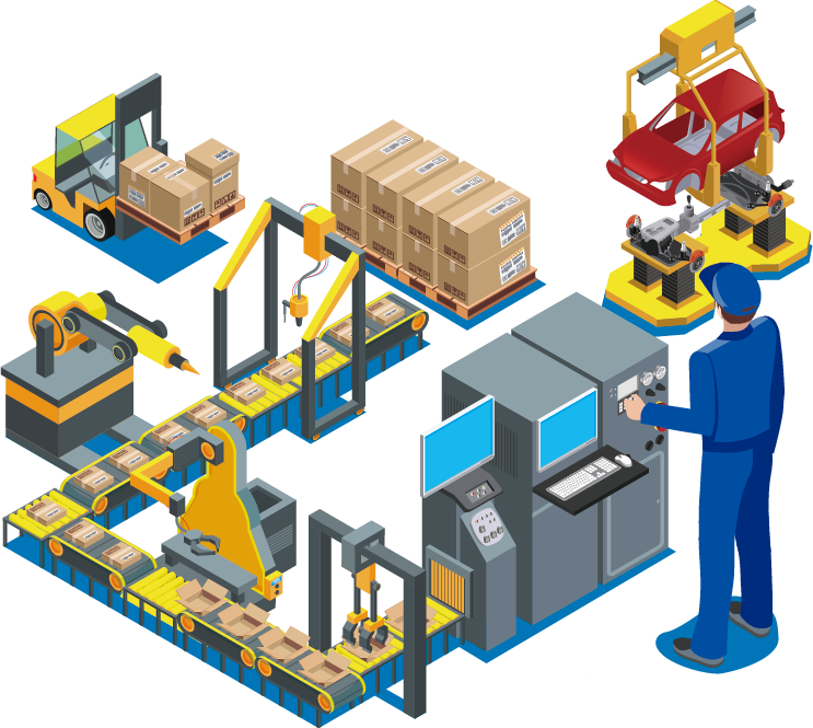 製造委託先との作業管理を スピーディにシステム化