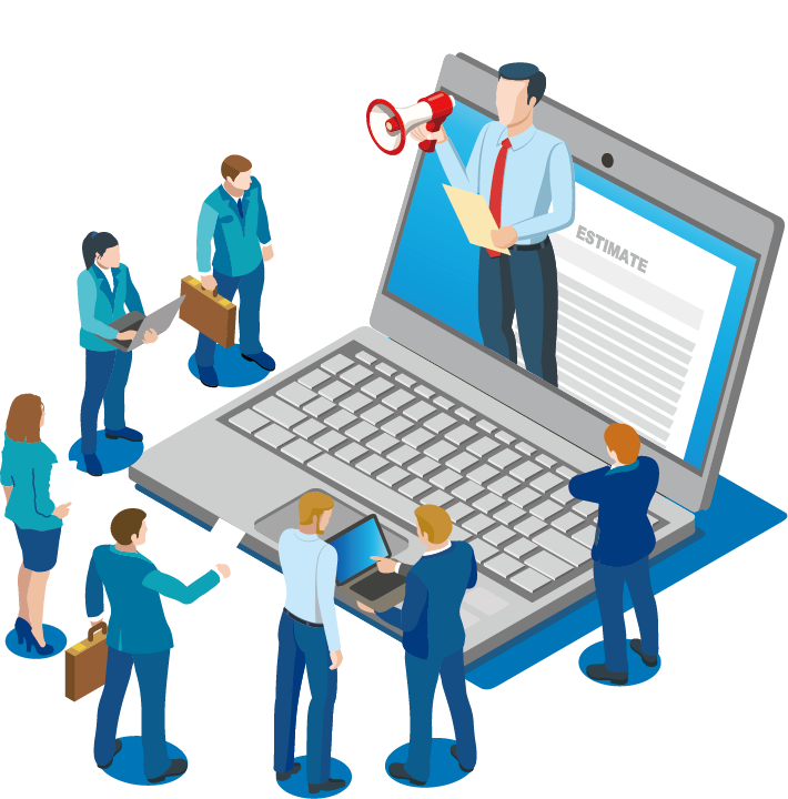 見積もりや購買業務の管理